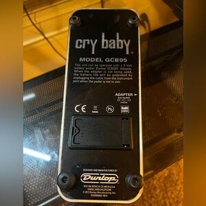 Wah Peddel for Guitar, Cry Baby Model GCB95 by Dunlop